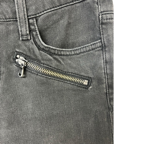 Joe's Jeans 26 Inline Zip Skinny Decorative Front Zippers Edgy Biker Modern‎ - Picture 4 of 13